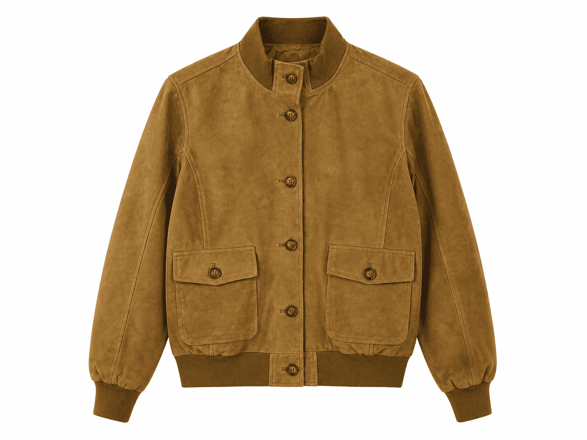 Suede – Whisky Button Polo